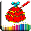 Dresses Coloring Book