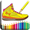 Sneakers Coloring Book