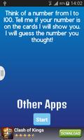 Mentalism: Guess the Number plakat