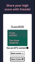 GuessRGB: Guess the Color Ekran Görüntüsü 3