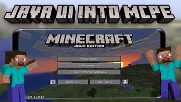 Java Edition & Pc Gui Mod MCPE الملصق