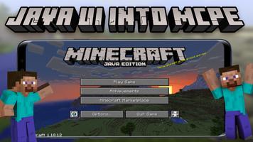 Java Edition & Pc Gui Mod MCPE โปสเตอร์