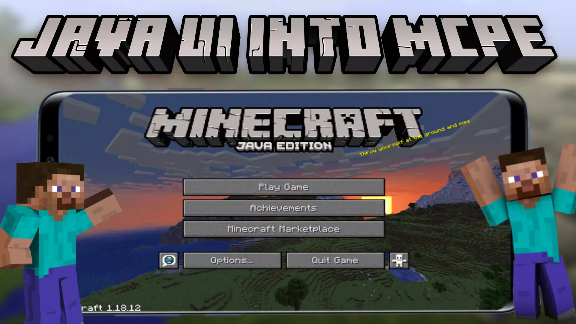 HOW TO TURN MCPE/WIN 10 INTO MINECRAFT PC VERSIONS (Pocket Edition Addon) 
