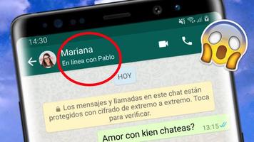 Saber con Quién esta en línea imagem de tela 2