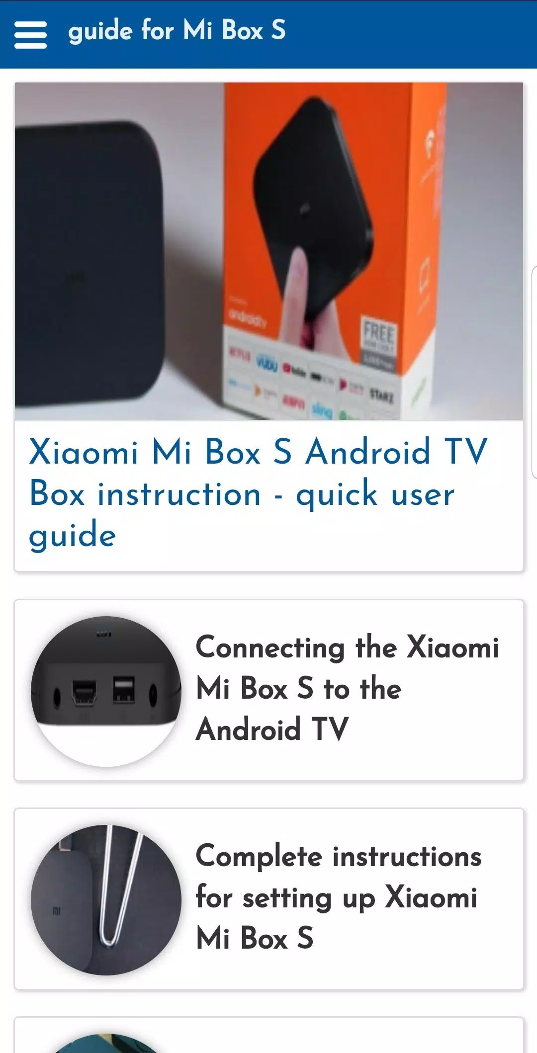 Guide for Mi Box S APK for Android Download