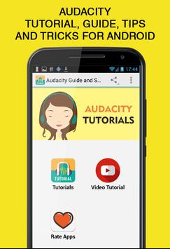 Audacity Guide for Android poster