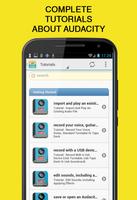 Audacity Guide for Android ภาพหน้าจอ 1