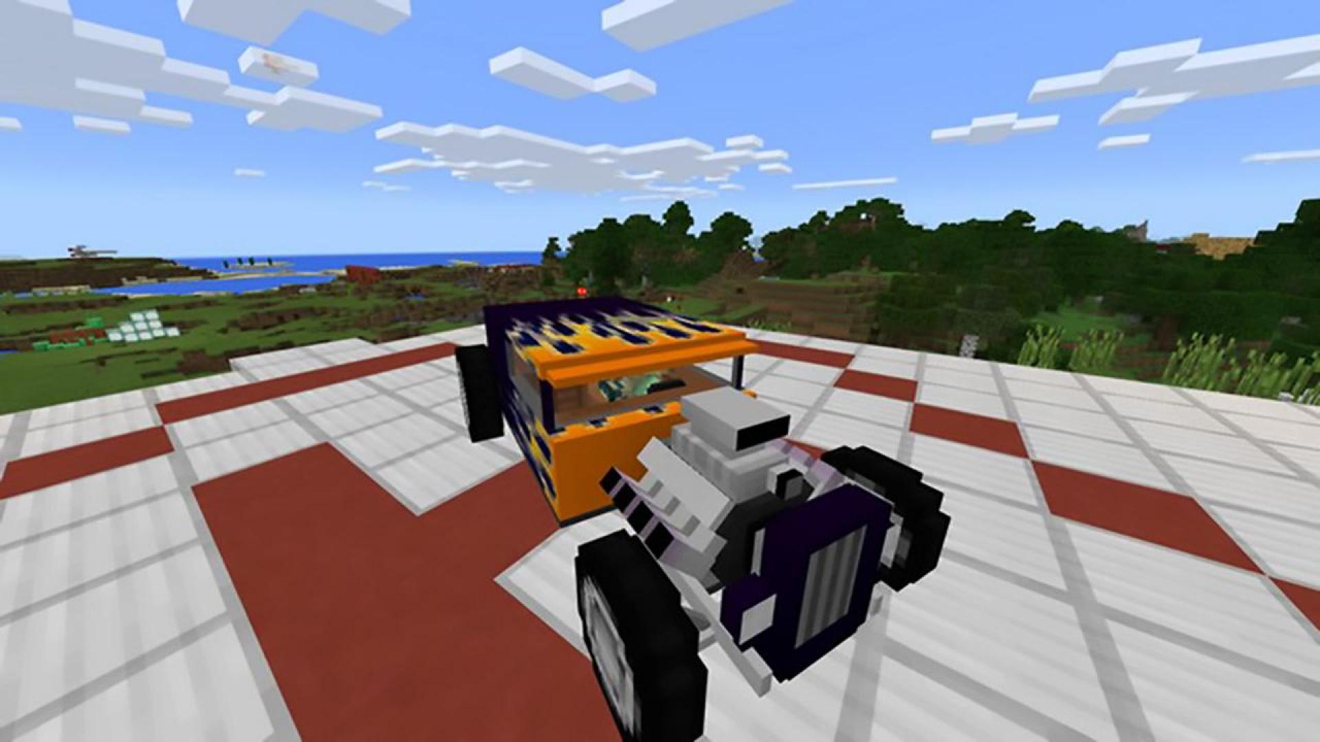 Vehicles minecraft. Машина в МАЙНКРАФТЕ. Мод на машины в майнкрафт. Гоночная машина майнкрафт. Мод на авто постройки.