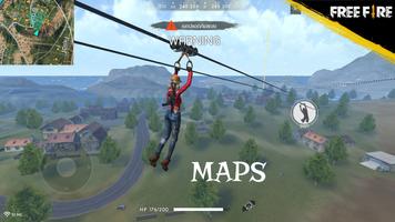 Map guide for free Fire - free fire map постер