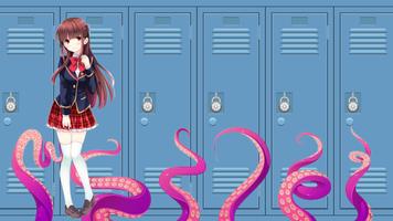 Tentacle School Girl Run Tips Affiche