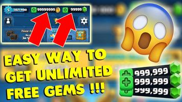 Pro Guide And Tips 2019 : More Than 100M Free Gems Plakat
