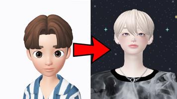 Star Idol Zepeto Face Tutorial تصوير الشاشة 1