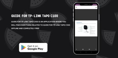 guide for TP-Link Tapo C100 الملصق