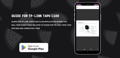 guide for TP-Link Tapo C100 Affiche