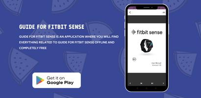 guide for Fitbit Sense ポスター