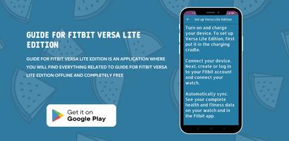 برنامه‌نما Fitbit Versa LiteEdition Guide عکس از صفحه