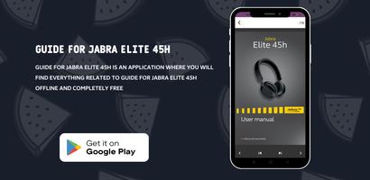 Guide for Jabra Elite 45h الملصق