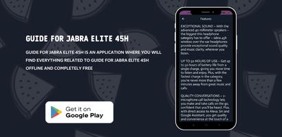 Guide for Jabra Elite 45h تصوير الشاشة 1