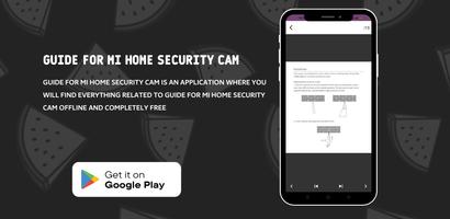 Guide for Mi home security cam poster