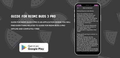 Guide for Redmi Buds 3 Pro تصوير الشاشة 1