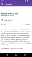 NUS Residential Life Ekran Görüntüsü 1