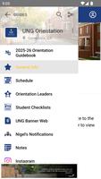 UNG Orientation poster