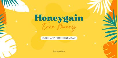 Honeygain - Honey Guide Book الملصق