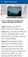 Guide For Mi band 5 poster