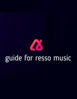 Guide for Resso music poster