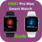 hw67 pro max SmartWatch guide أيقونة