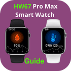 hw67 pro max SmartWatch guide 아이콘