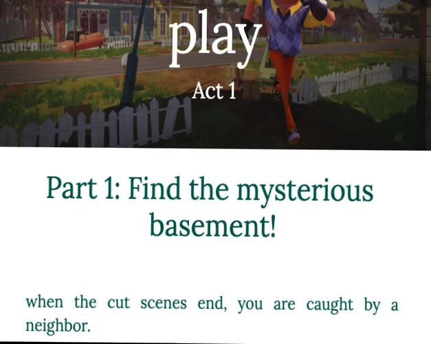 Walkthrough Neighbor Alpha 4 Hide And Seek Games For Android Apk Download