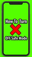 How to turn off safe mode capture d'écran 1