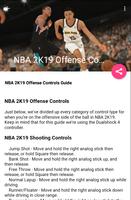 2 Schermata Guide for NBA2019