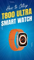 T800 Smartwatch Ultra app hint Cartaz