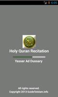 Holy Quran Recitation 3 plakat
