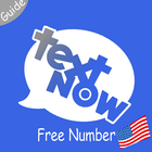 Free TextNow - Call Free US Number Tricks आइकन