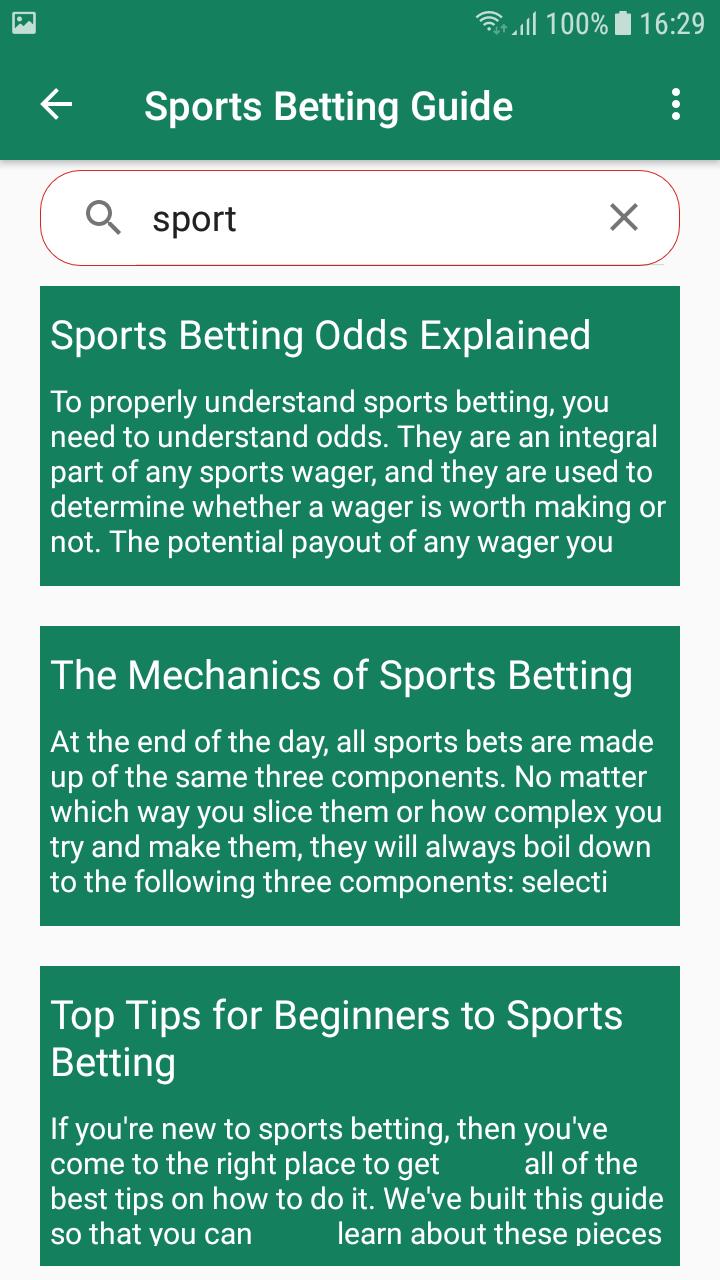 Best sports betting information sites