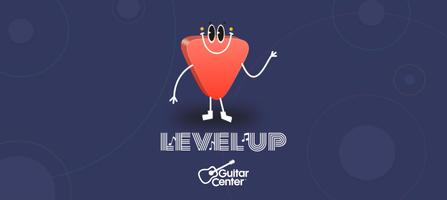 Guitar Center Level Up الملصق