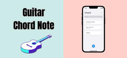 Gitaar Akkoord & Noot app-poster