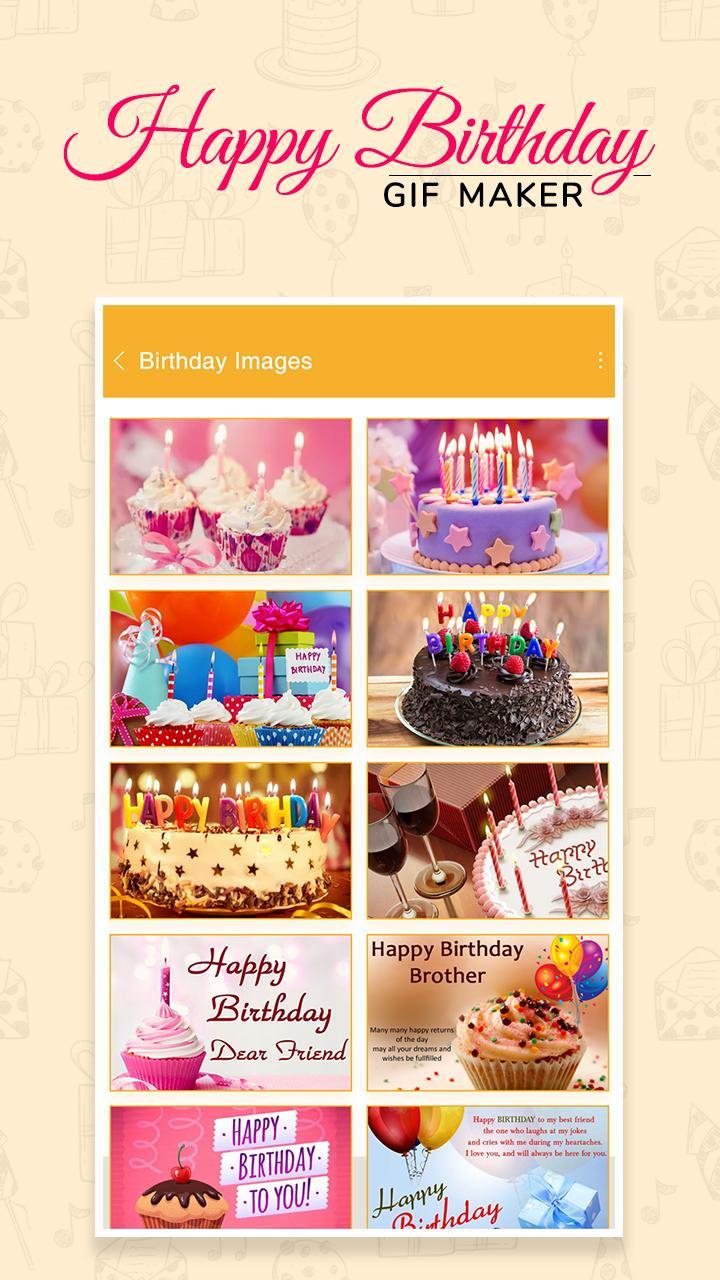 Bon Anniversaire Gif Images Pour Android Telechargez L Apk