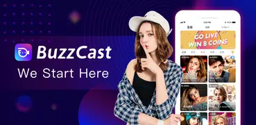 BuzzCast - Live Video Chat App