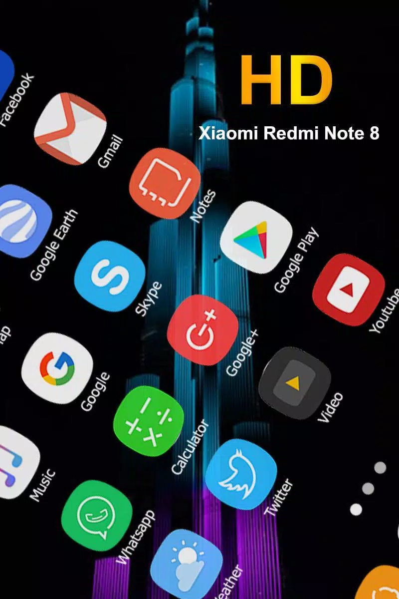 launcher Theme For Xiaomi Redmi Note 8 pro APK for Android Download