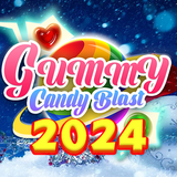 Gummy Candy Blast -Fun Match 3 biểu tượng