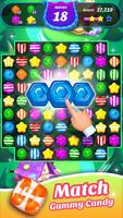 Gummy Candy Blast-Fun Match 3 اسکرین شاٹ 2