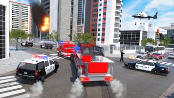 Fire Truck Driving スクリーンショット 1