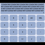 Large number calculator icon