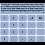 Large number calculator icon