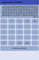 Large number calculator ảnh chụp màn hình 1