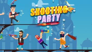 Shooting Party: Gun Master Ragdoll Fighting Games Affiche